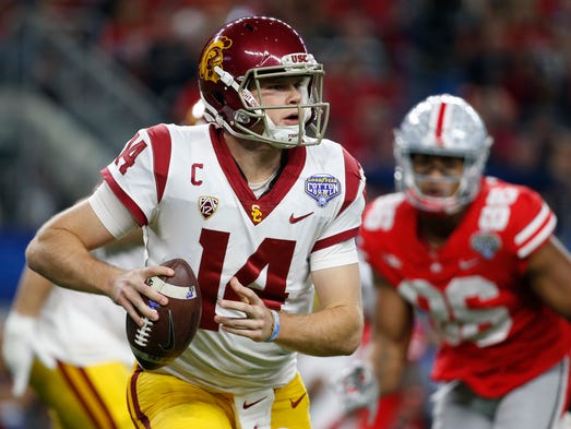1. Cleveland Browns: QB Sam Darnold, USC. No change
