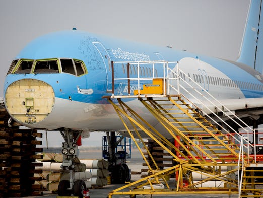 Formerly a eco-test aircraft for Boeing, this former