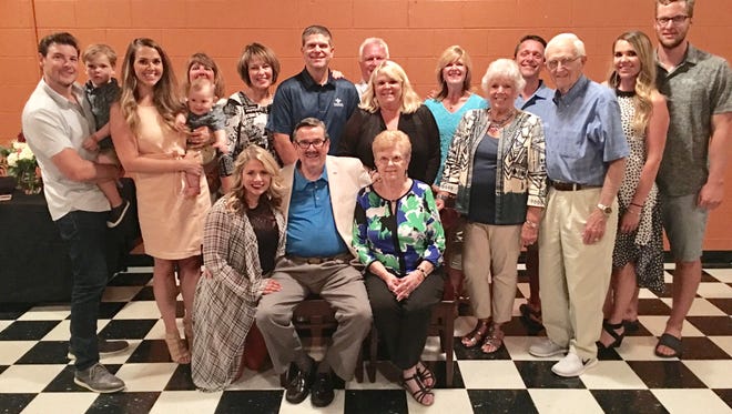 Anniversary celebration
Harold and Sharon Griese of Evansville were joined by their family earlier this month at DiLegge's, the restaurant where they have ben dining for 30 years, to celebrate their 60th wedding anniversary.