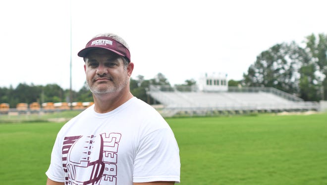 Richton High School's head football coach Chuck Maxie gears up for the upcoming season. 