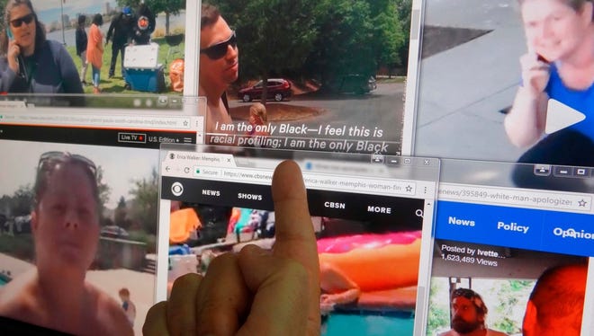 White people are being outed on social media for racially profiling black people.