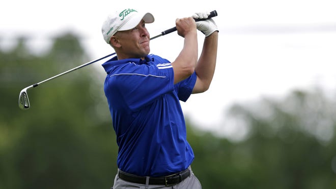 Jason Hill won The Post-Crescent Fox Cities Open on Sunday at Reid Golf Course in Appleton. See more photos at postcrescent.com.