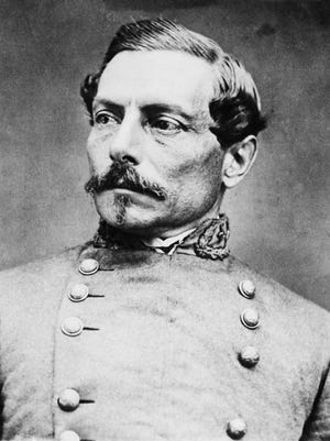 General Pierre Gustave Toutant Beauregard poses for a portrait on March 20, 1861. Beauregard was a general for the Confederate Army during the Civil War.