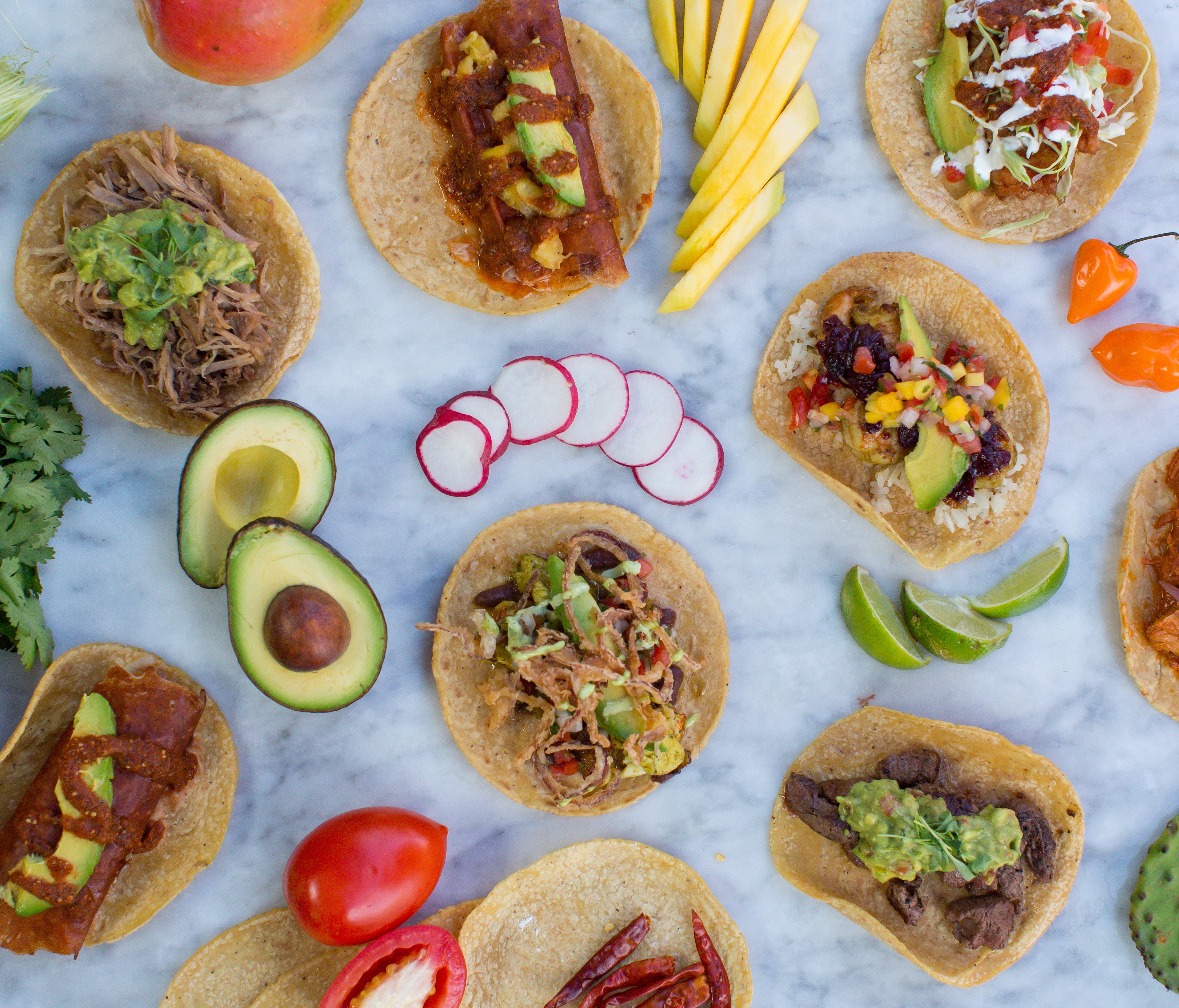 Don't miss Puesto's tacos, from filet mignon and lamb barbacoa to market fish and mushroom.