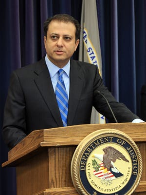 Preet Bharara is the scheduled keynote speaker for the Westchester County Crime Stoppers dinner on Feb. 5.