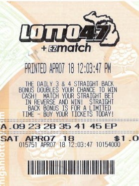 lotto 47 winning ticket sold