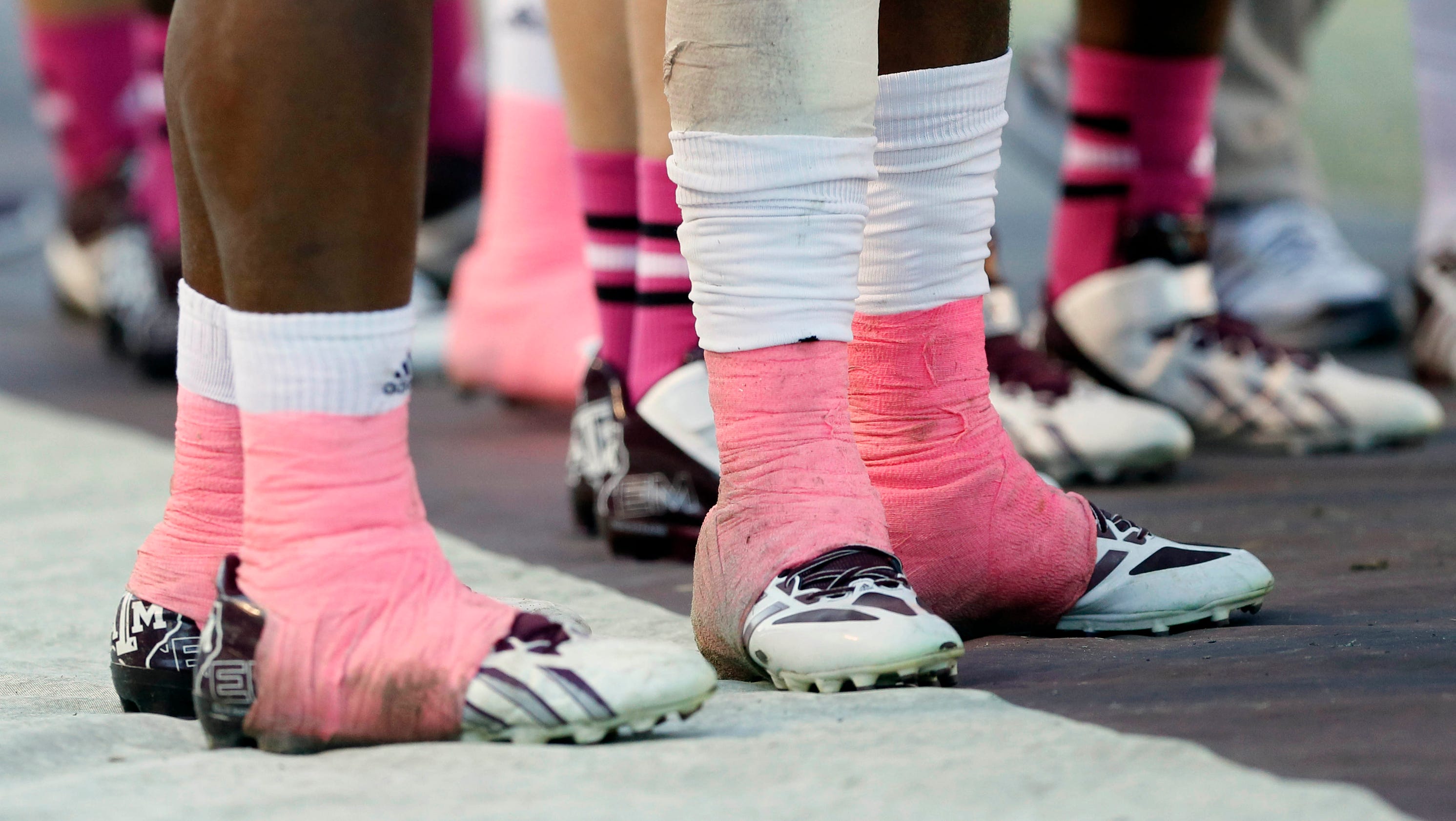 Ankle tape can be sticky situation in college football