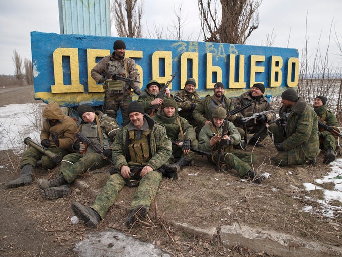 Ukraine Government Battles Pro Russia Rebels