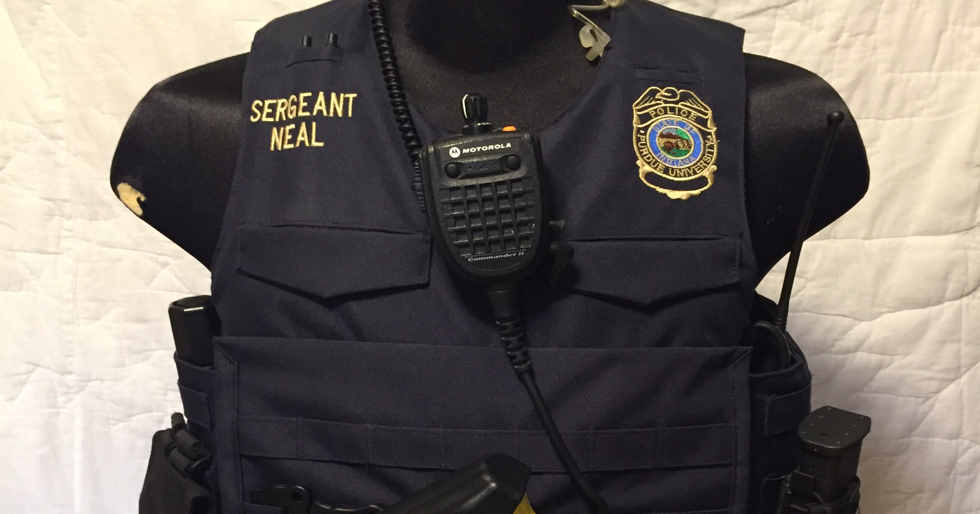Purdue Police Sgt. invents new bulletproof vest
