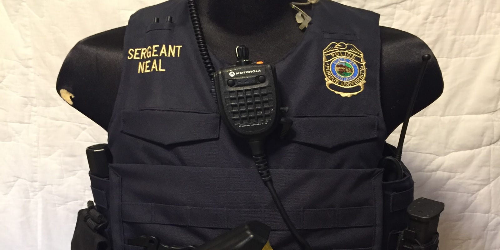 Purdue Police Sgt. designs new vest