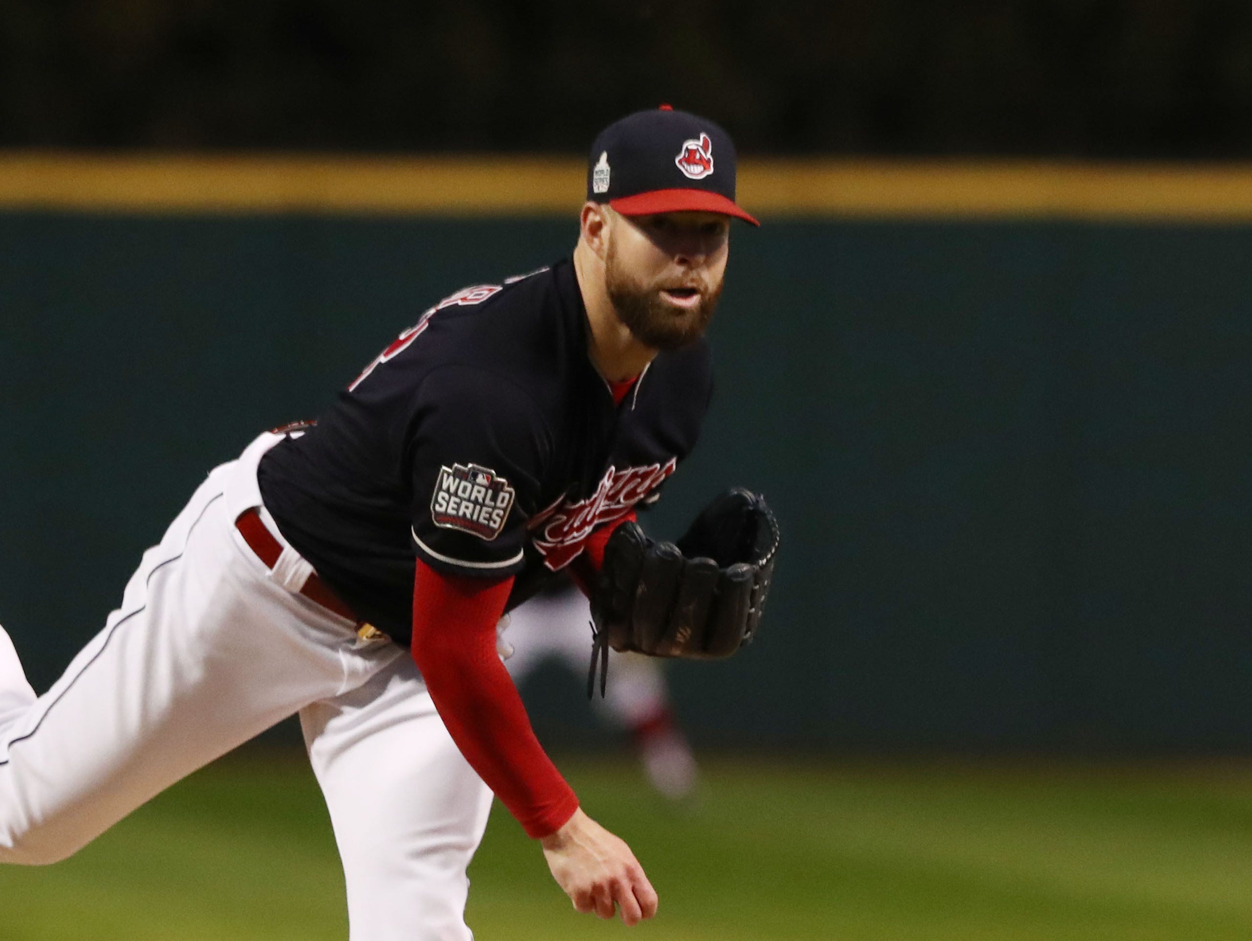 Corey Kluber shut down the Cubs for six shut out innings.