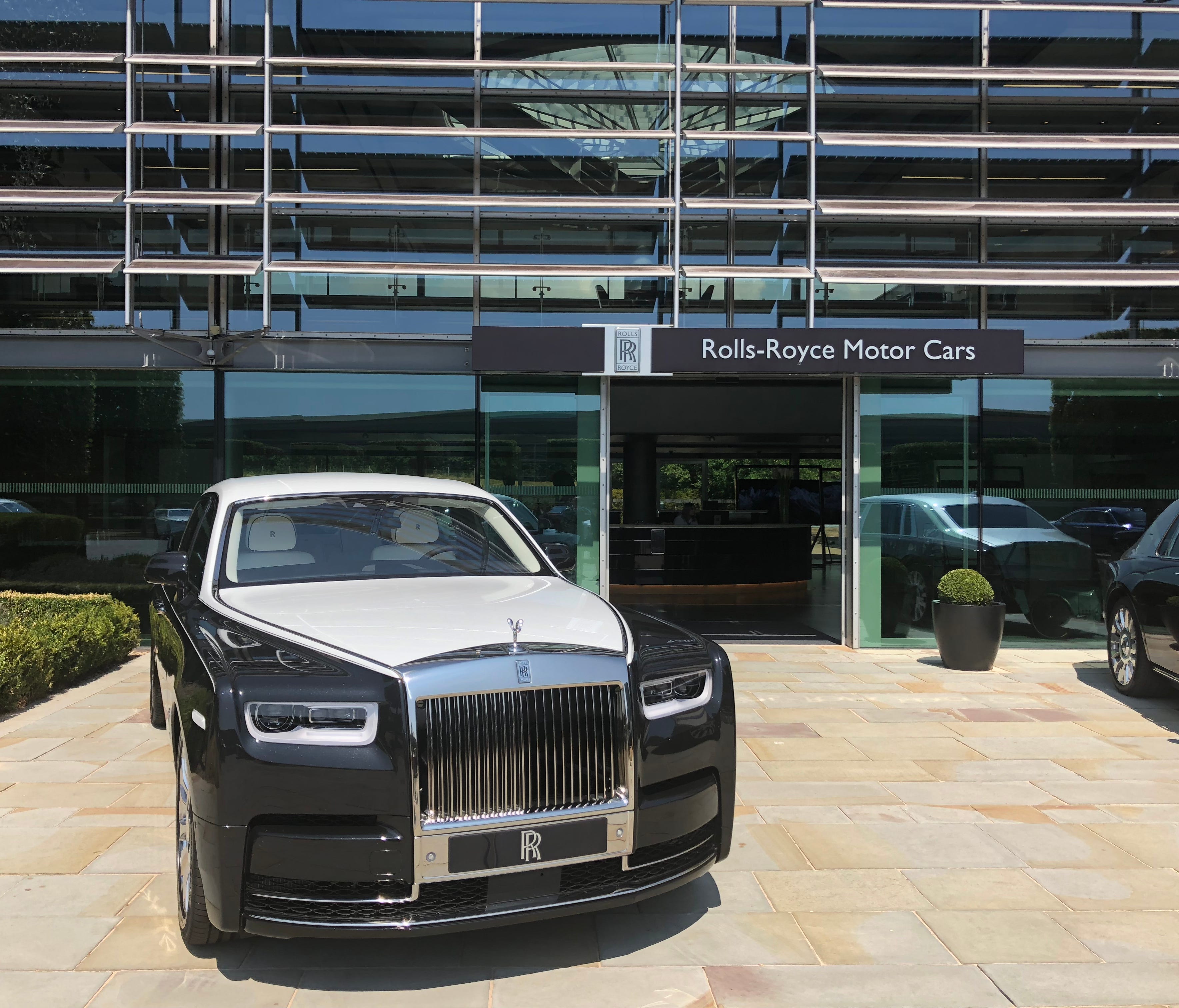 The Rolls-Royce factory in Goodwood, England.