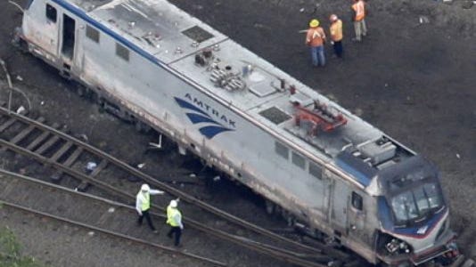 The lawyer for the lead conductor on the Amtrak train that crashed in Philadelphia last week says his client suffered a broken neck, broken back and other serious injuries.