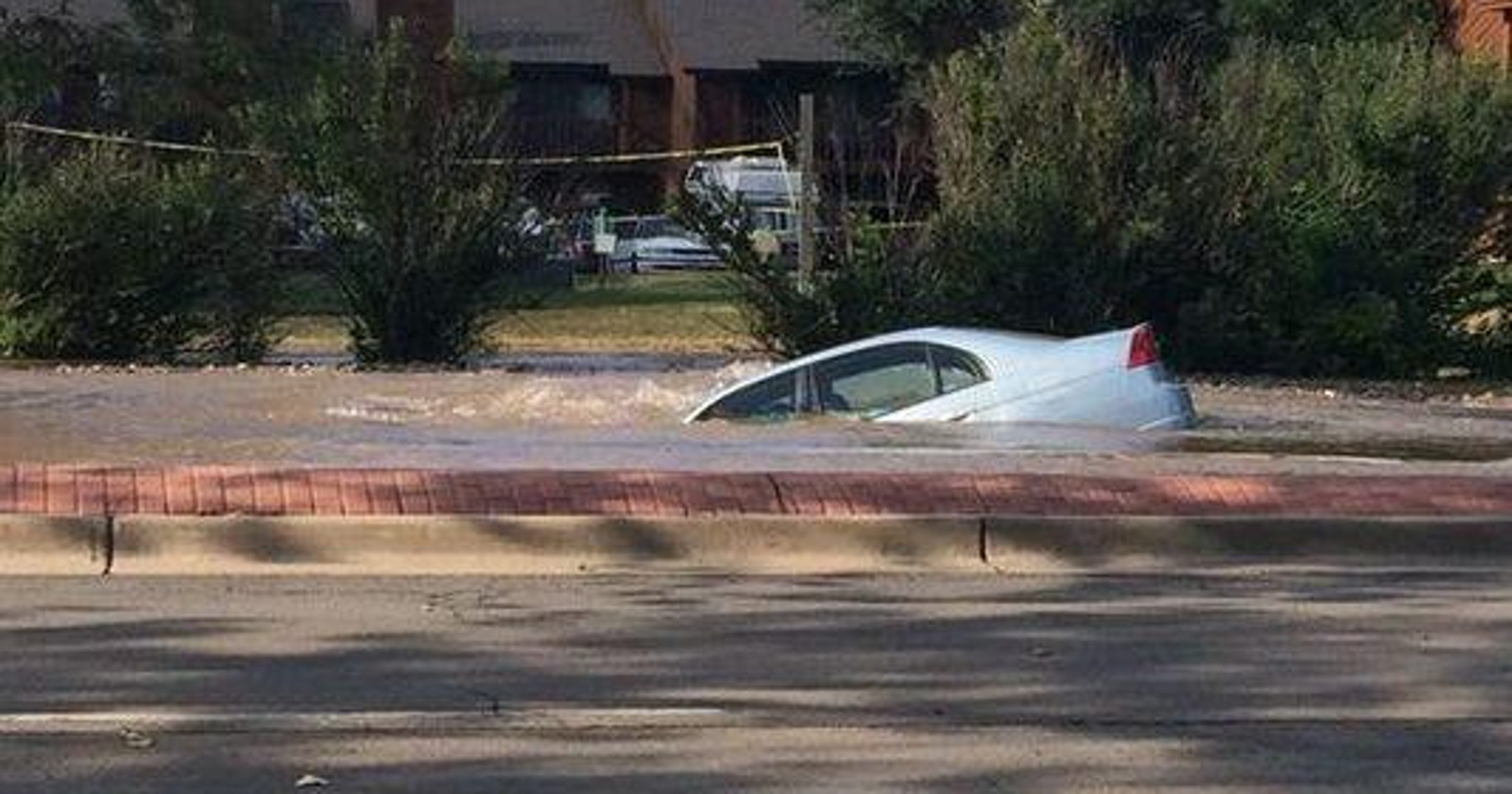 Crews Repairing Boulder Sinkhole That Swallowed Car