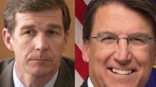 Attorney General Roy Cooper and Gov. Pat McCrory