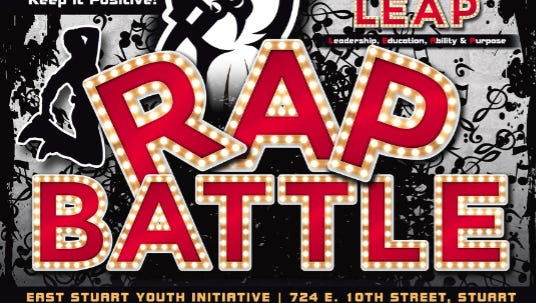 The rap battle will highlight some of the freshest young lyricists in Martin County — with all rhymes free from profanity or any demeaning lines.