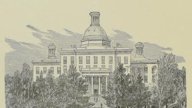 A view of the Kentucky School for the blind in 1884