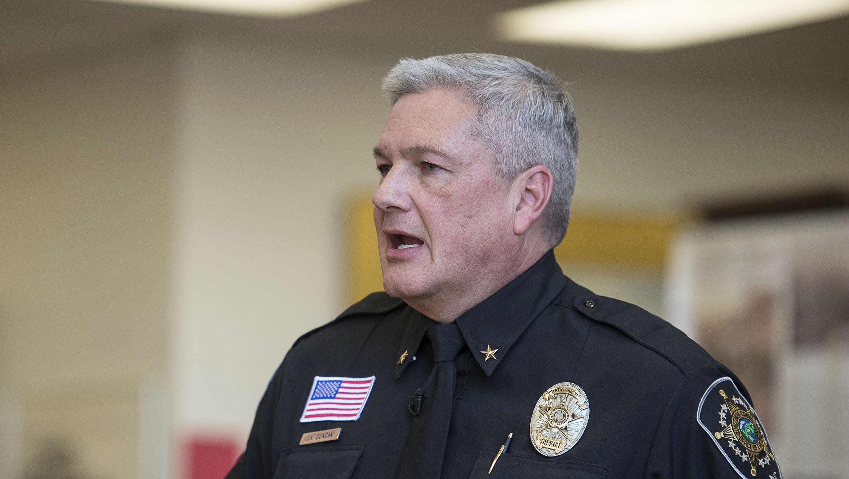 Buncombe Sheriff Van Duncan announces plans to retire