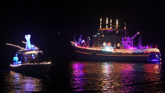 Images from the 25th annual Fort Pierce Holiday Boat Parade in 2015 from the Harbortown Marina in Fort Pierce.