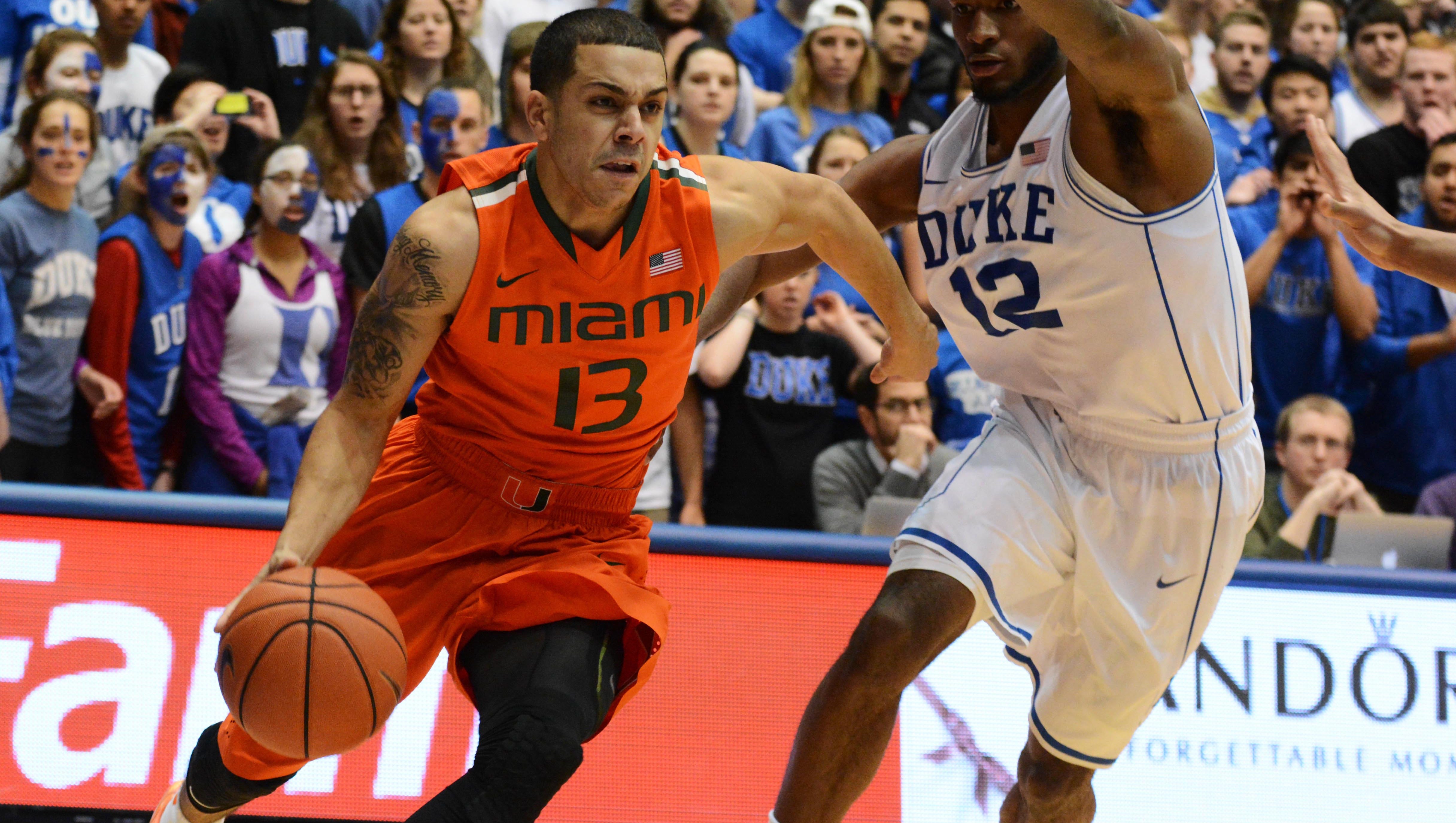 Miami Stuns No 4 Duke Ends 41 Game Home Win Streak