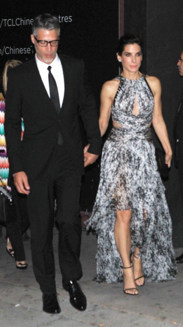 Sandra Bullock steps out with her new man