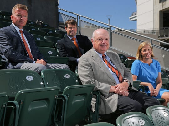 From left: Troy Blackburn, Paul Brown, Mike Brown Brown