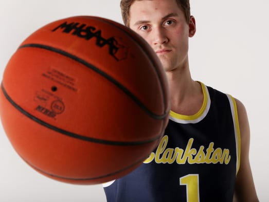 Foster Loyer of Clarkston High School received the