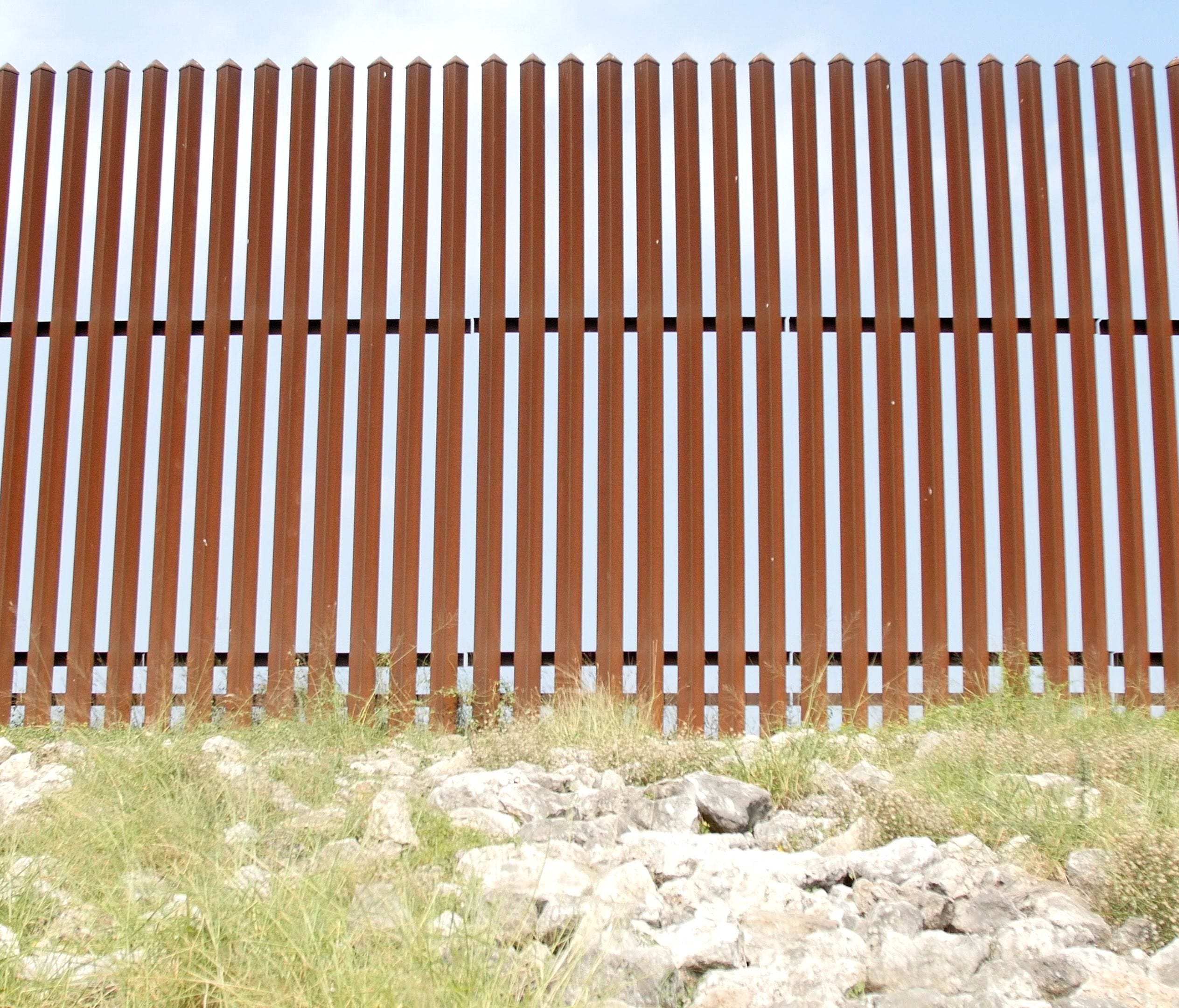 In Hidalgo, Texas, there is a stretch of rusting iron fencing created as a result of President Bush's Secure Fence Act of 2006.