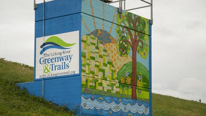 Licking River Greenway and Trails Murals, Levassor and Eastern Avenue.