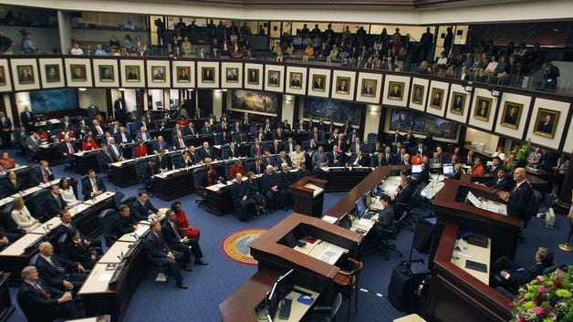 Florida's legislative chambers.