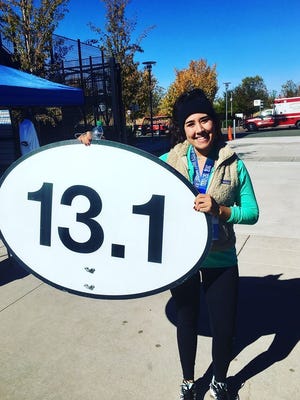 True satisfaction came when Gagliardi completed her first half marathon.