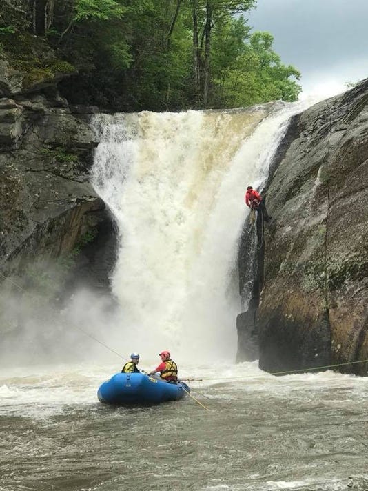 Recovery Efforts For Drowning Victim At Elk River Falls Are Suspended