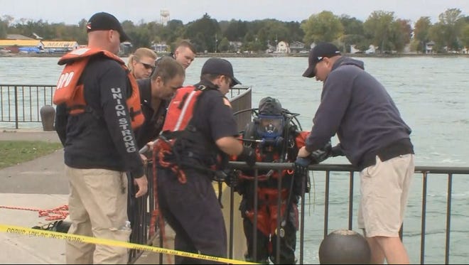 Buffalo Police dive team is searching for a missing person in the Niagara River.
