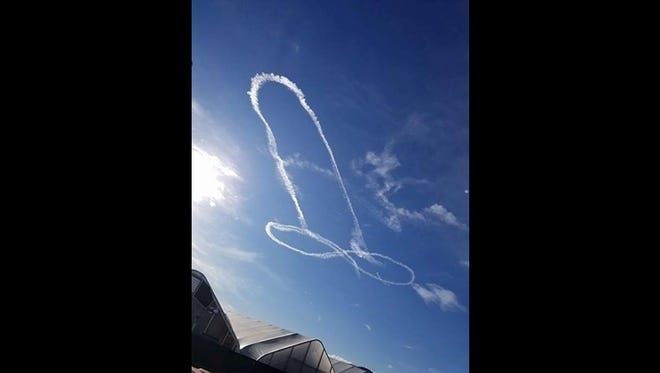 U.S. Navy officials say one of its aircraft was involved in an incident in which a phallus was found in skywriting in Washington state.
