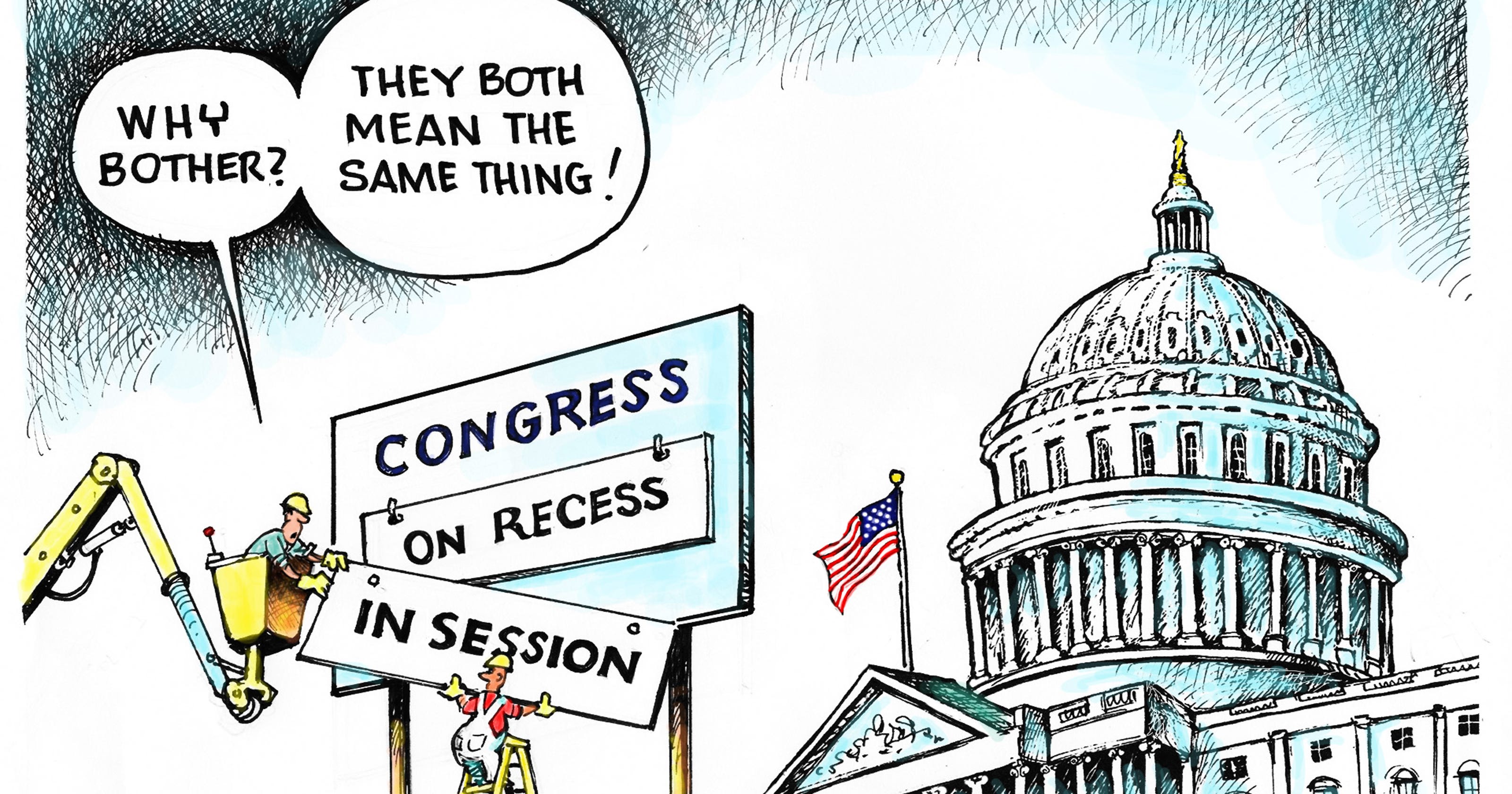 Cartoon: Congress in session
