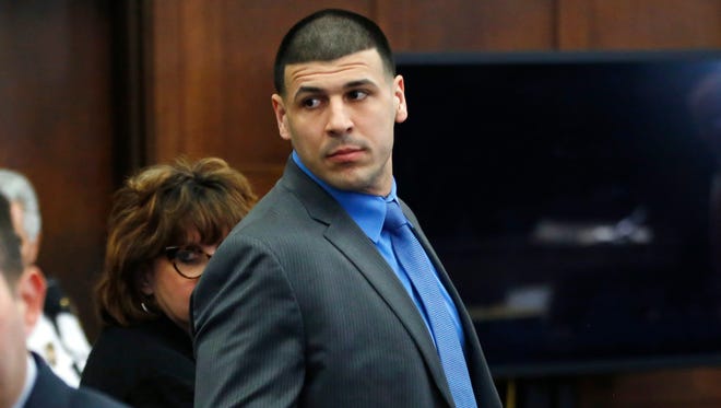 Aaron Hernandez, 27, was found hanged in his prison cell early Wednesday and was later pronounced dead at a hospital.