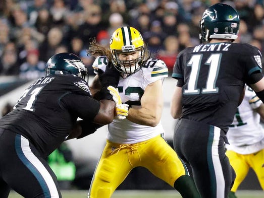 Green Bay Packers outside linebacker Clay Matthews