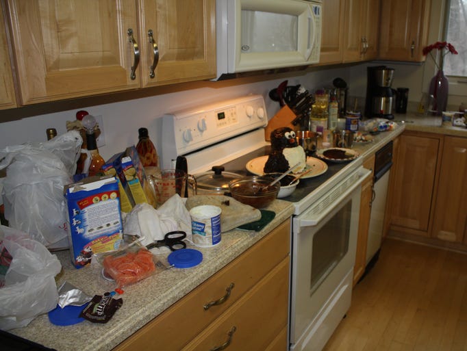 Katrina's kitchen becomes cake-baking central every