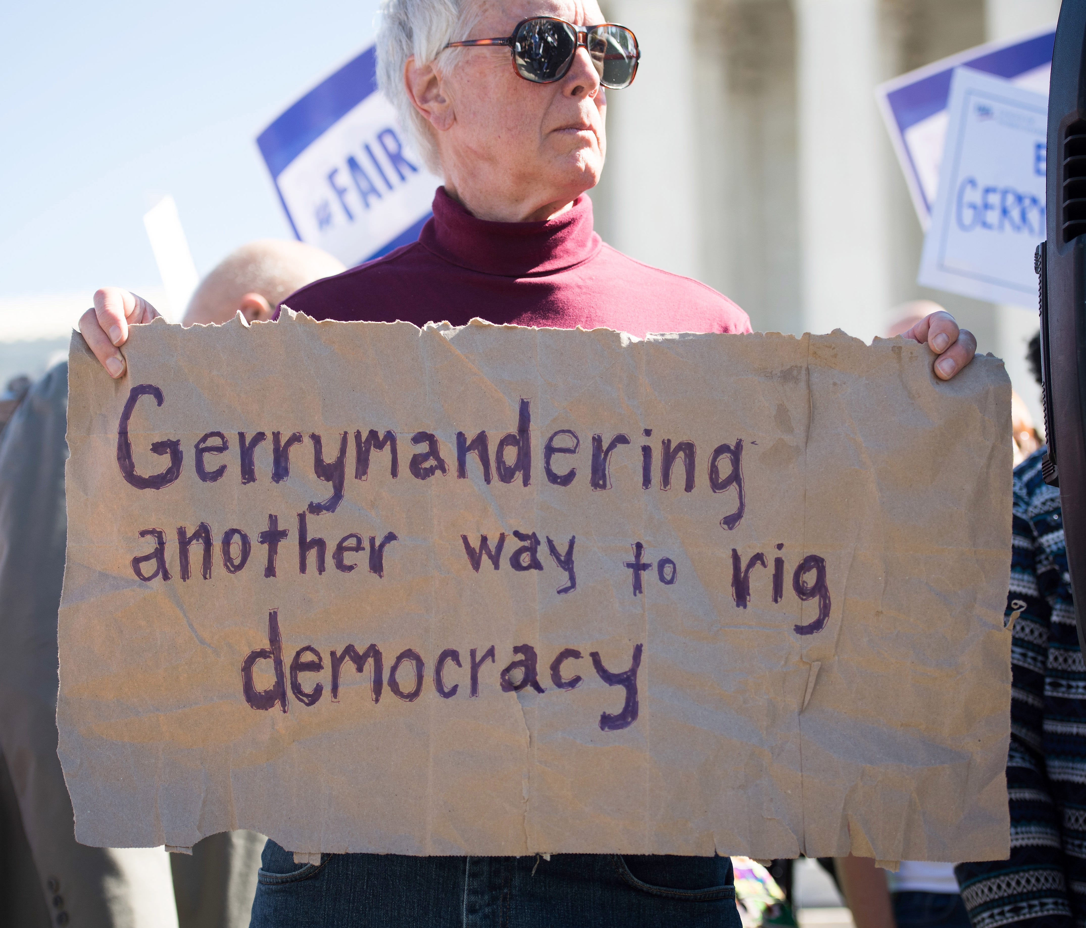 The Supreme Court heard oral arguments on Oct. 3, 2017, in a Wisconsin gerrymandering case.