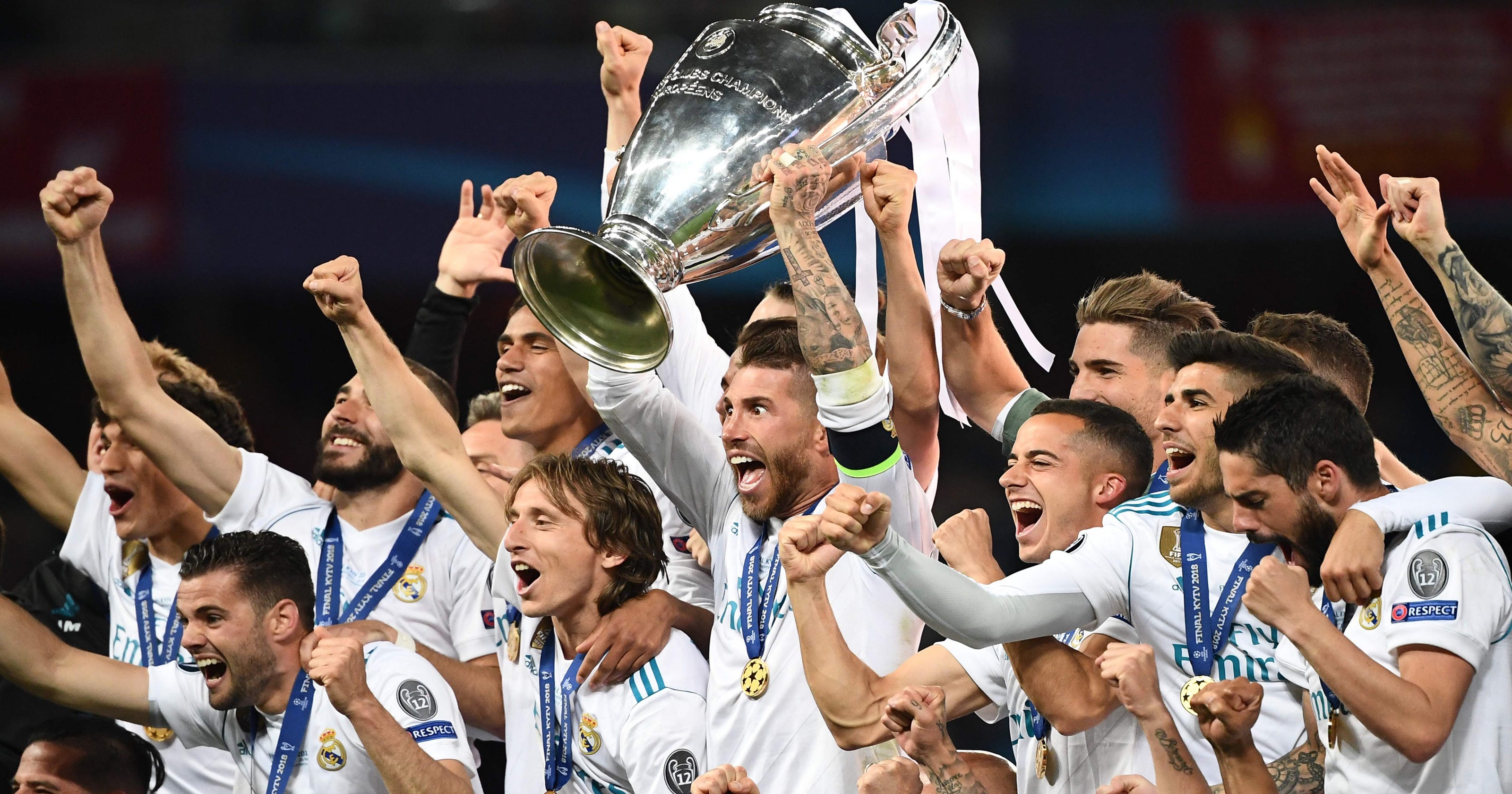 12 photos of Real Madrid celebrating Champions League title