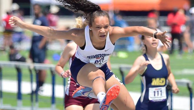 Breya Clopper is one of a handful of Chambersburg athletes with area-best times so far this season.