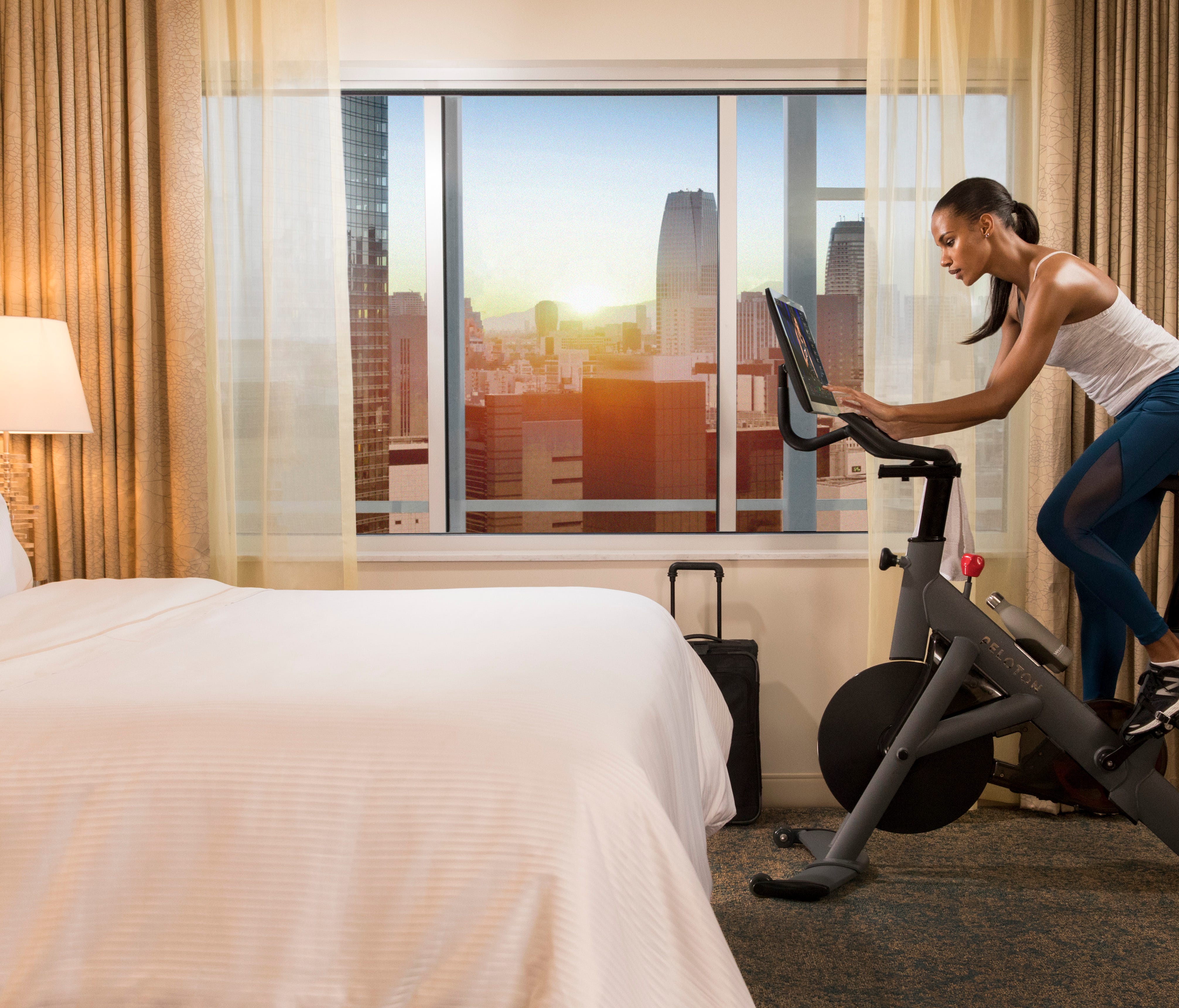 Westin Hotels & Resorts introduces Peloton bikes in some of its guestrooms and gyms.