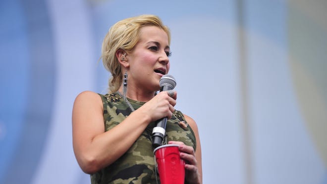 Kellie Pickler says of honor: “I’m just there to shine a light on something that matters.” She's seen here during last year's CMA Fest on the Riverfront Stage.