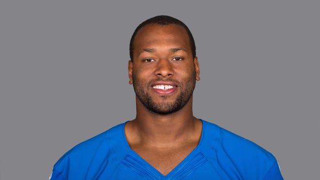 This is a 2012 photo of Lawrence Jackson of the Detroit Lions NFL football team. This image reflects the Detroit Lions active roster as of Monday, June 11, 2012 when this image was taken. (AP Photo)