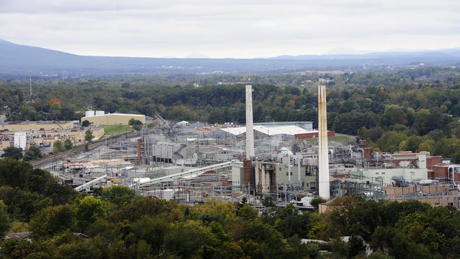 
A view of the Invista plant, formerly the DuPont plant, in Waynesboro.
