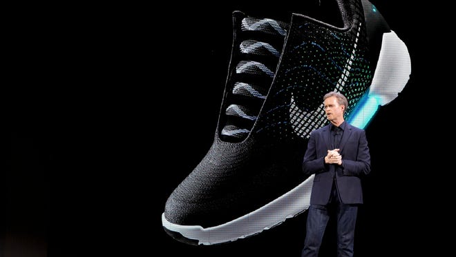 Nike to the Future' with self-tying