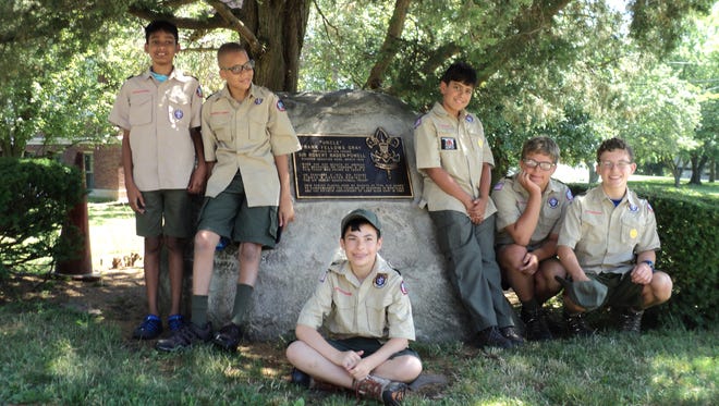 Troop 4’s South End Scouts prepare to depart for summer camp, July 2017.