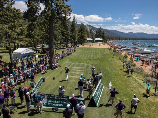 The No. 17 hole at Edgewood last year during the American