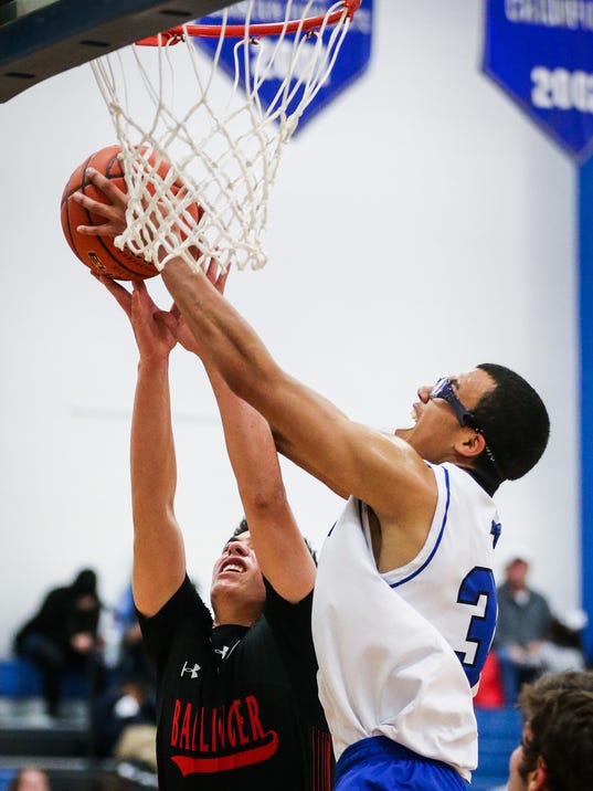 Lake View vs Ballinger boys basketball Friday, Jan. 5, 2018