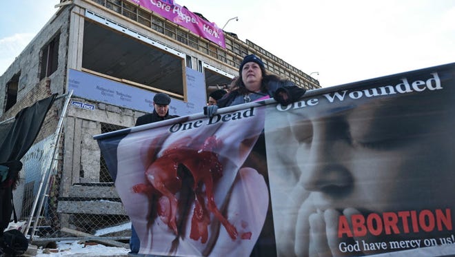 Anti-abortion activists on Jan. 21, 2016, in Washington, D.C.
